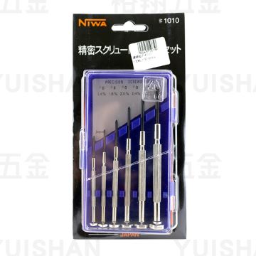 鐘錶起子組6支組 (十字)#1010〔NIWA〕