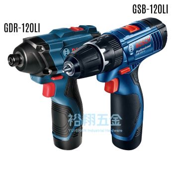 12V震動電鑽.衝擊起子組 GSB+GDR-120-LI【BOSCH】產品圖