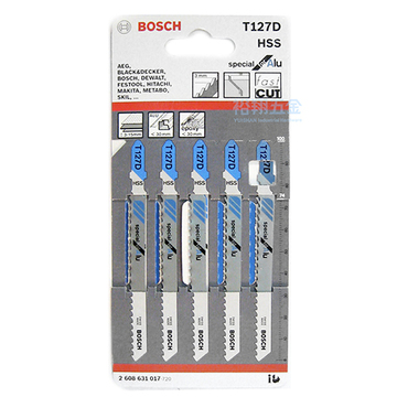 鋁用線鋸片T-127(5入)【BOSCH】產品圖